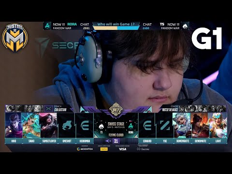 RORA vs TS - GAME 1 |  SWISS STAGE DAY 5 | M7 World Championship