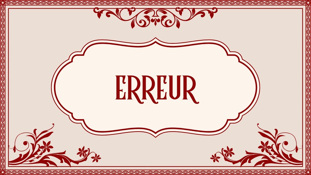 Les ECHECS ne sont pas mortels