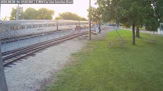 Illinois Railway Museum Car Line Junction Webcam Live Stream
