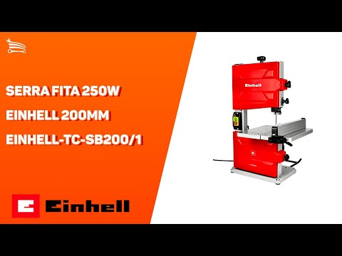 Serra Fita TC-SB200/1 250W 200mm  - Video