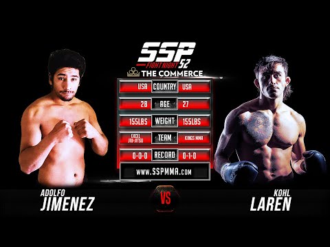 Adolfo Jimenez vs Kohl Laren - SSP52