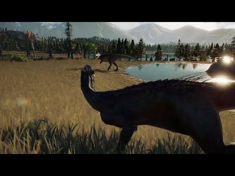 Indoraptor Fights Carcharodontosaurus | Jurassic World Evolution 2