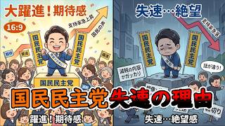 【ゆっくり解説】国民民主党に何が起きたのか、大躍進から停滞まで評価が変わった理由