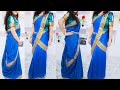 Mermaid Style Saree Draping How To Drape Silk Saree In Mermaid Style For Beginners Poojarishi