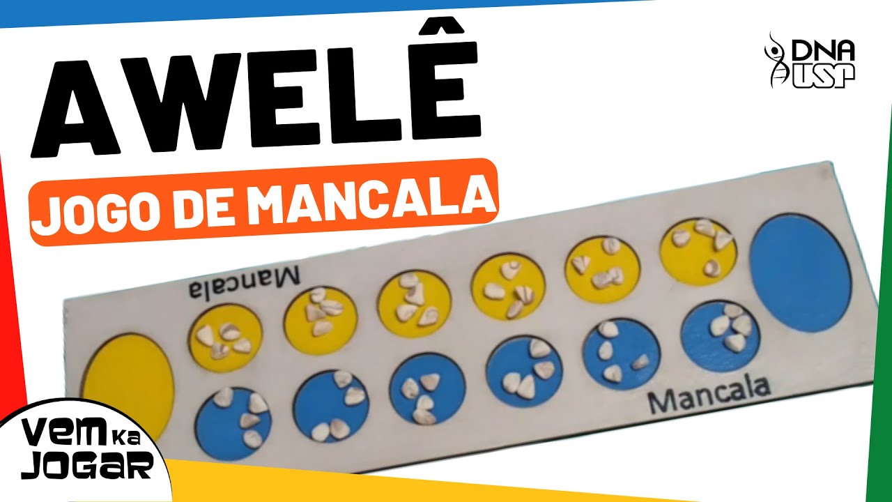 MANCALA AWELÉ - Aprenda a jogar essa versão do jogo da Família de Jogos Mancala!