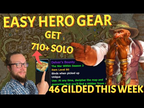 Get 710+ SOLO Using Delves and Craft 720 iLvL NEXT Reset by using Gilded Ethereal Crest War Within