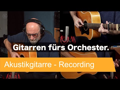 Recording Gitarre: Akustik Gitarre aufnehmen für das Babelsberger Filmorchester - SUPERGAIN TV 114