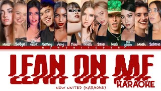 Download lagu Now United - Lean On Me | Karaokê/Você é um membro!!! (Color Coded Lyrics) mp3