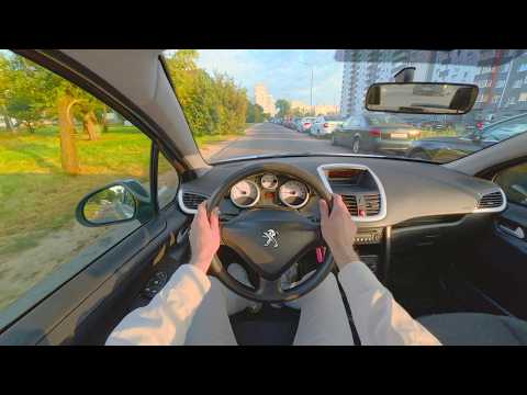 2009 Peugeot 207 I Rest 1.4 MT(95hp) - Old French small car POV Test Drive