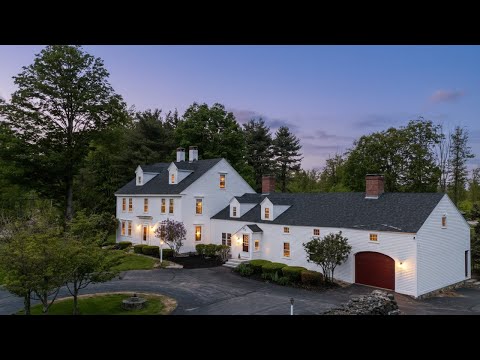 Stately Antique Colonial Equestrian Estate | 1770s Charm in Francestown, NH