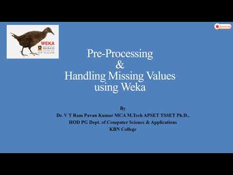 Data Preprocessing Handling Missing Data Using Weka