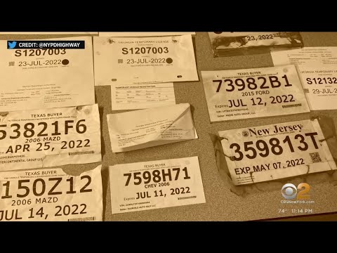NYPD cracking down on phantom vehicles with fake license plates