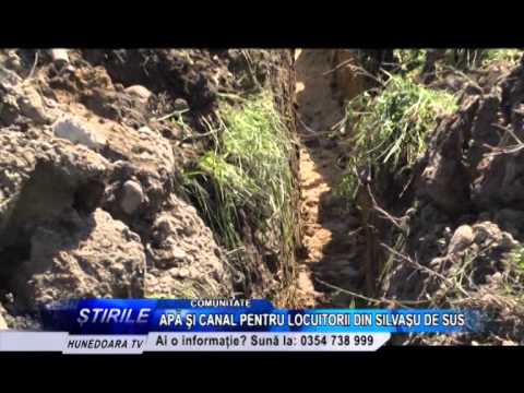 APĂ ŞI CANAL PENTRU LOCUITORII DIN SILVAŞU DE SUS