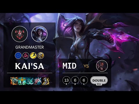 Kai'Sa Mid vs Lucian - EUW Grandmaster Patch 11.10