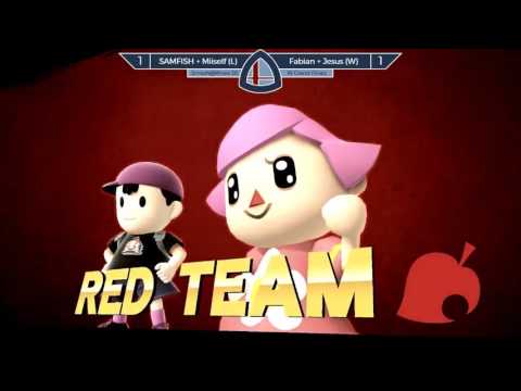 Sm4sh@Mines 50 - HLG|SAMFISH + NS|Miiself [L] Vs. HLG|Fabian + HLG|Jesus [W] - Doubles Grand Finals