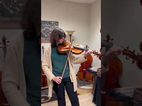 Quinlan & Fabish Monteleone 16.5" hand carved viola, Brazilwood bow and Bobelock Obleck case image 18