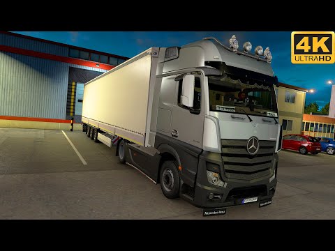 [G29] ETS2 (4K 60FPS) | MERCEDES MP4 1848 | TAMPERE - NAANTALI