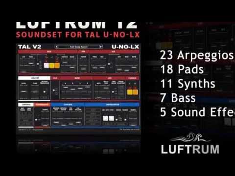 Luftrum 12 - Soundset for TAL U-NO-LX