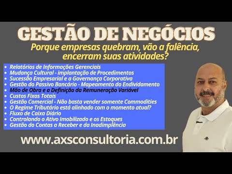 Gestão de Negócios - parte 5 Consultoria Empresarial Passivo Bancário Ativo Imobilizado Ativo Fixo