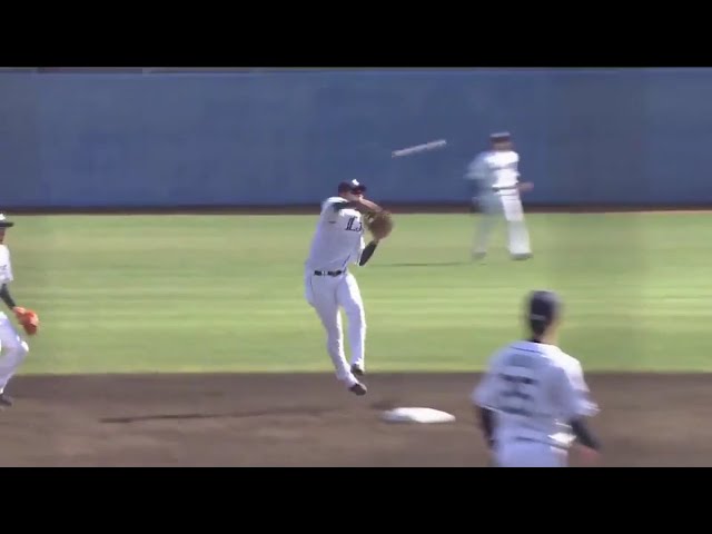 【練習試合】ライオンズ・浅村の逆シングルから見事な送球!! 2017/2/25 L-E