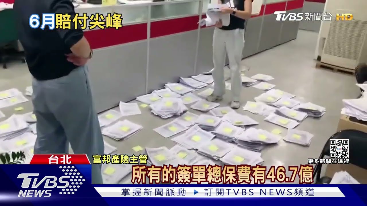 富邦首揭露防疫保單達246萬份 日賠5千萬元