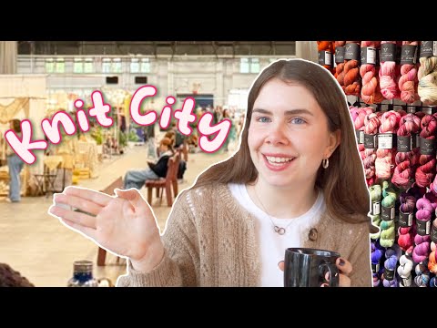 Yarn shopping at Vancouver’s Biggest Yarn Convention! 🧶 Knit City Haul + Vlog + knitting plans✨