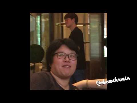 170709 GFRIEND 여자친구 早上飯店 憨憨歐爸兩次拿著延長線走來走去尋求幫助