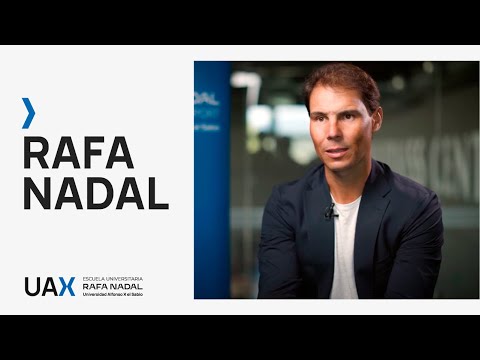 Rafa Nadal nos habla sobre la Universidad Alfonso X el Sabio
