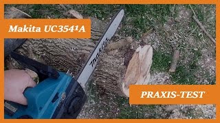 Elektro Kettensäge Makita UC3541A I Test [Deutsch/German]