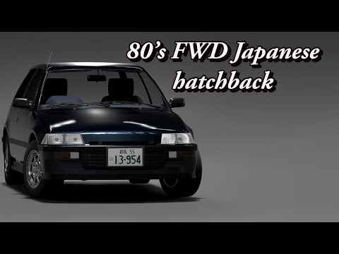 Building and driving an 80s fwd Japanese hatchback