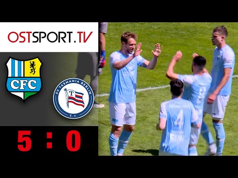 CFC mit Sieg zum besten Rückrunden-Team!: Chemnitzer FC -  SV Tasmania 5:0 | Regionalliga Nordost