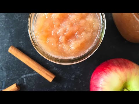 Homemade Unsweetened Applesauce Recipe (Slow Cooker, Ninja Foodi)