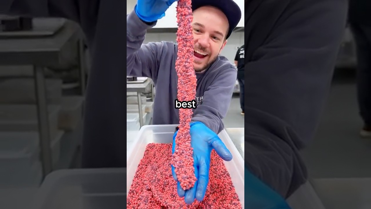 Making a Marshmallow Nerds Rope! 🍬 Tell me if you want to try this?!