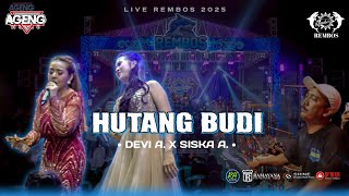Download lagu HUTANG BUDI - DEVI ALDIVA FT SISKA AMELIA AGENG MUSIK (COVER LIVE PERFORM) REMBOS 2025 mp3