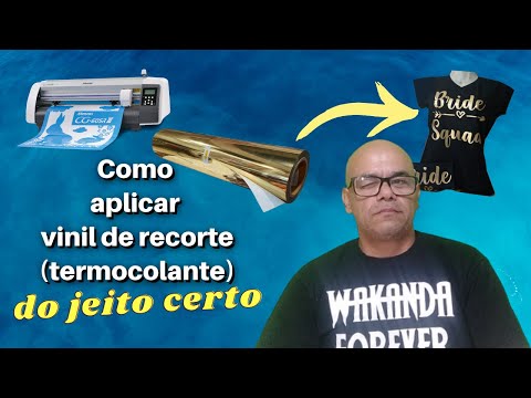 Como aplicar vinil de recorte ( termocolante) do jeito correto | sem perda de material