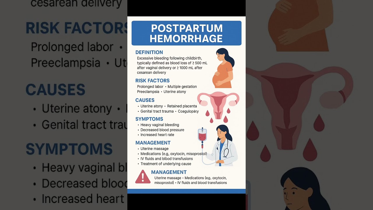 What is PPH /postpartum hemorrhage #pph #obgynlife #gynecology /s.k nursing educator
