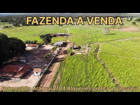 Fazenda 184 Alqueires Formoso do Araguaia no Tocantins