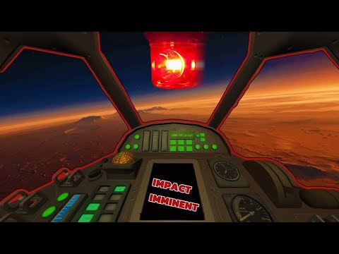 Landing on DUNA in FIRST PERSON! (KSP)