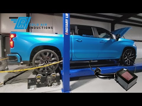 2019 Silverado Cold Air Intake Dyno Comparison VS Stock Cold Air Inductions