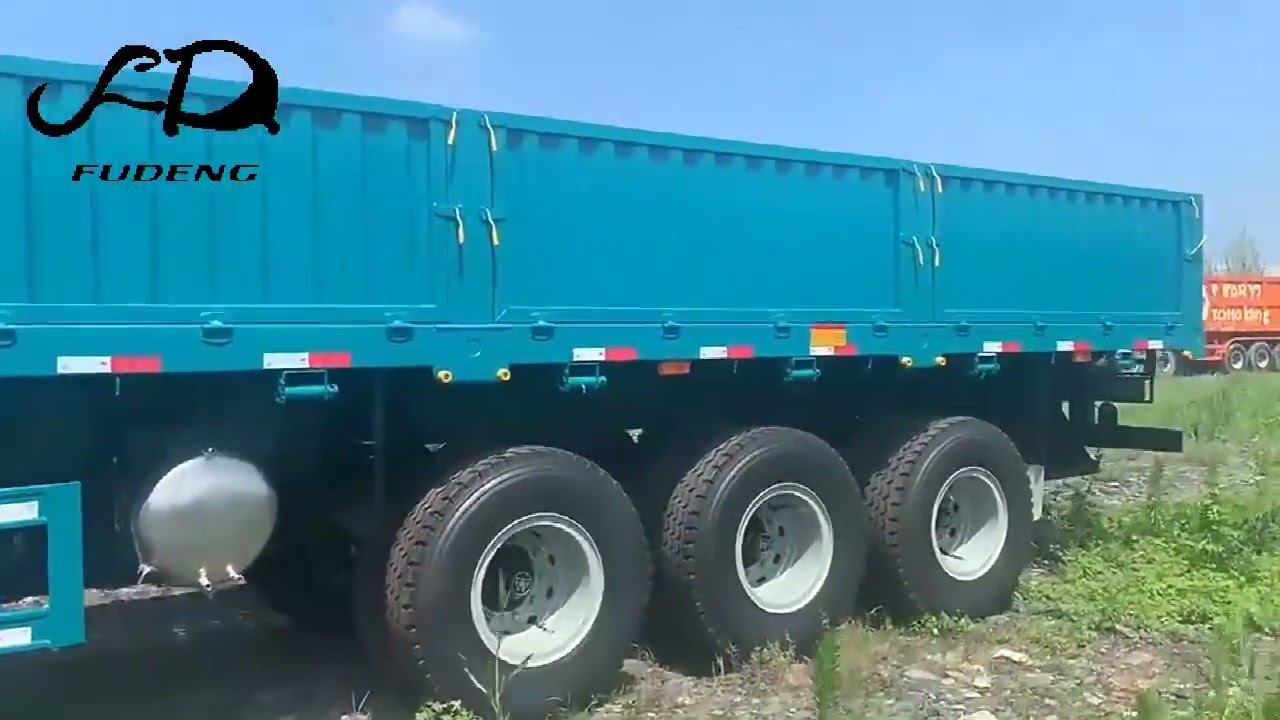 Dropside trailer finished production -- 40ft side wall trailer