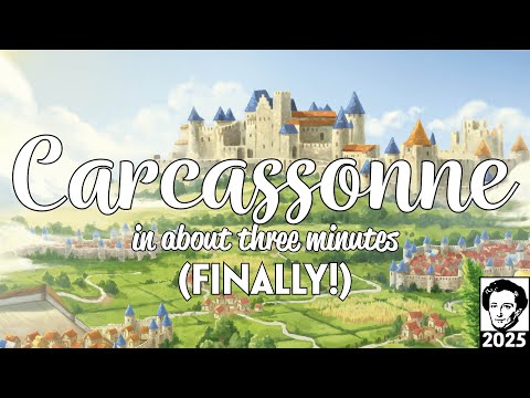 Carcassonne in about 3 minutes
