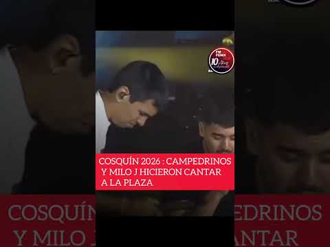 Lo de Milo J y Campedrinos en Cosquín es otro tema