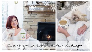 Winter Day In The Life:  Cozy Hot Cocoa, Closet Organization & Sharing My New Home Planner | 2024