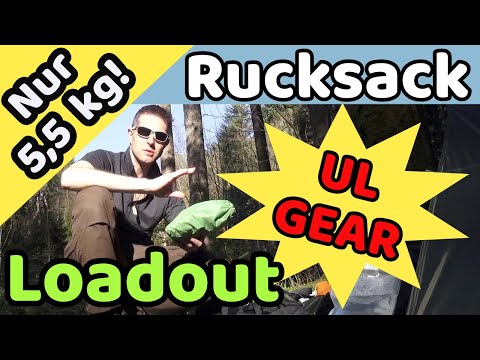 Rucksack Loadout | Gear | 5,5kg Ausrüstung / Setup für 2 Tage mit Overnighter 👍