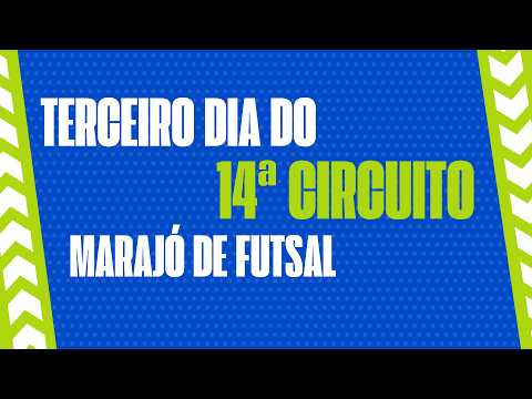 Terceiro dia do 14ª Circuito Marajó de Futsal 2026, direto do Ginásio J.J. da Silva Teixeira (SACY)