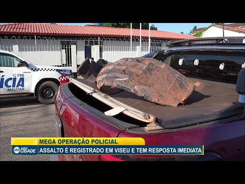 ASSALTO É REGISTRADO EM VISEU E TEM RESPOSTA IMEDIATA POR MEIO DE MEGA OPERAÇÃO POLICIAL