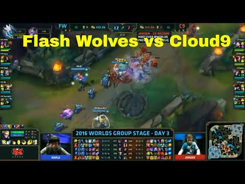 World Championship  Flash Wolves vs  Cloud9