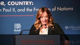L'intervento integrale di Giorgia Meloni al National Conservatism Conference