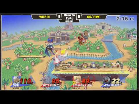 Hero to ZeRo - falln + Ito Vs. VoiD + Tyrant Losers Semis - Smash Wii U