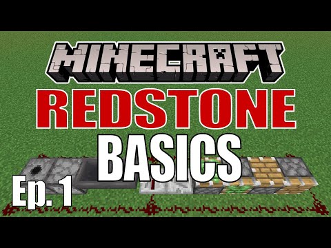 Minecraft Redstone Basics | Learn how to Redstone  Ep1
